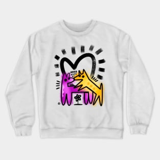 Love of dogs Crewneck Sweatshirt